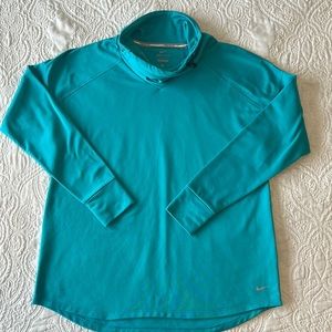 Nike Running Dri-Fit drawstring cowl neck sweatshirt